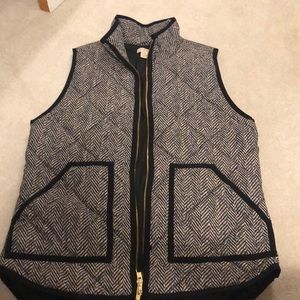 J. Crew Chevron Vest